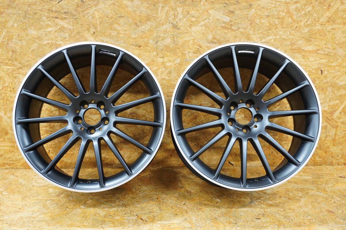 グラージオシーオー エディション1 19インチ 8.5J +43 5/100 マットブラックポリッシュ 補修用2本拍卖