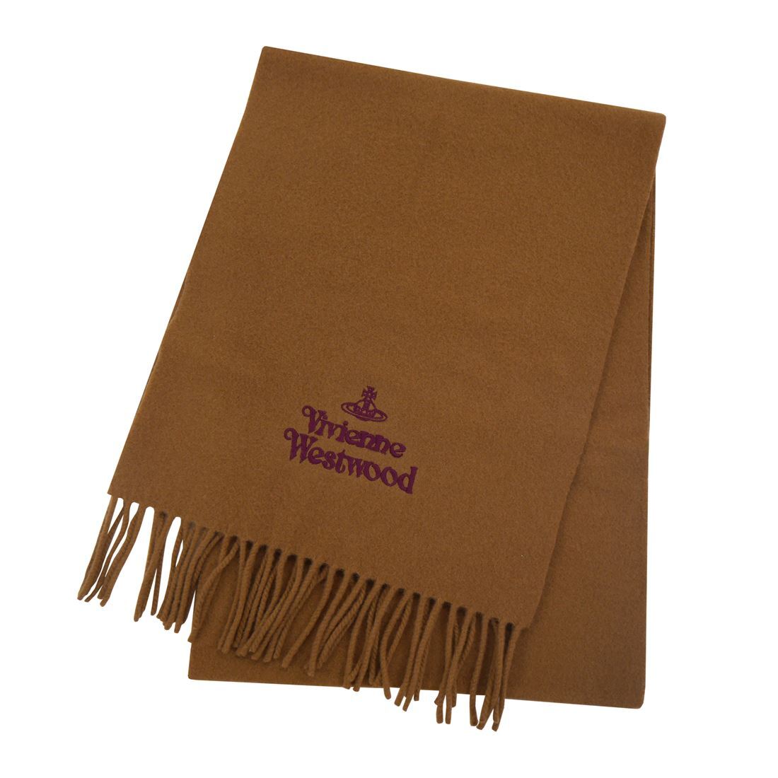 マフラー ヴィヴィアンウエストウッド 約30×180cm 24-81030007-W00Q7-C407/CAMEL/9463/送料無料拍卖