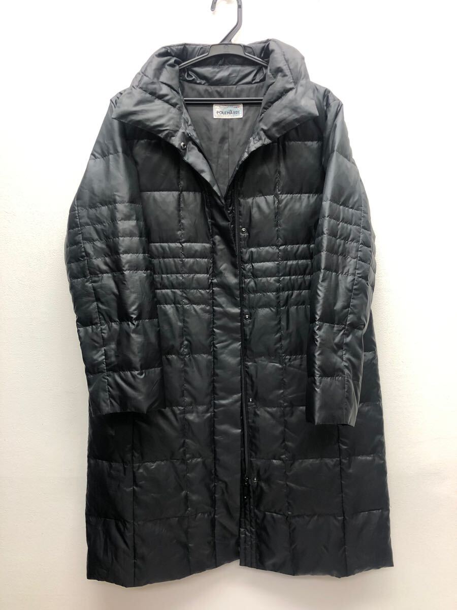 ■POLEWARDS ポールワーズ 秋冬物 ダウンコート ブラック M.Lサイズ ブラック 軽い 商品説明を必ずご覧ください拍卖