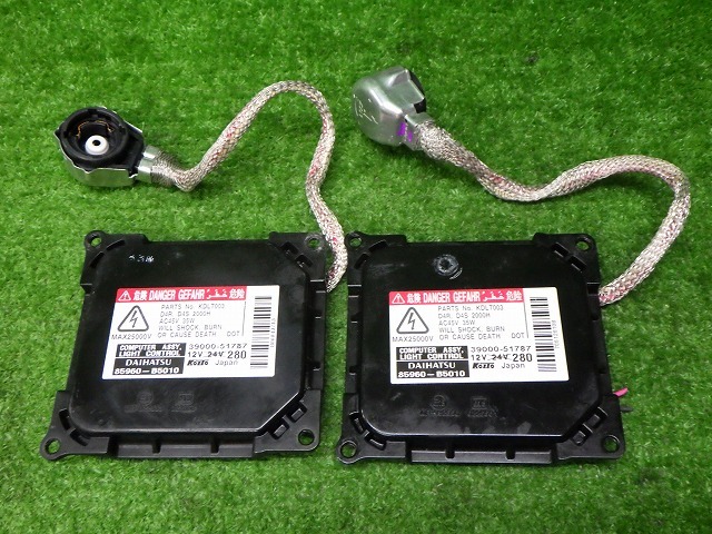 ダイハツ L175S/185S ムーヴカスタム 純正バラスト左右 85960-B5010 240930131拍卖