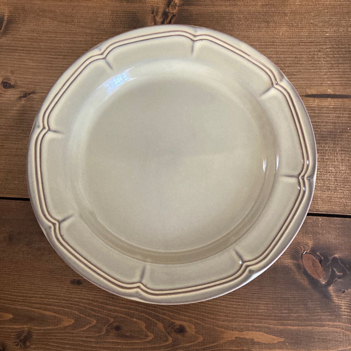 Koyo japan 花リムプレート vintage プレート  花形リム 洋食器 大皿拍卖