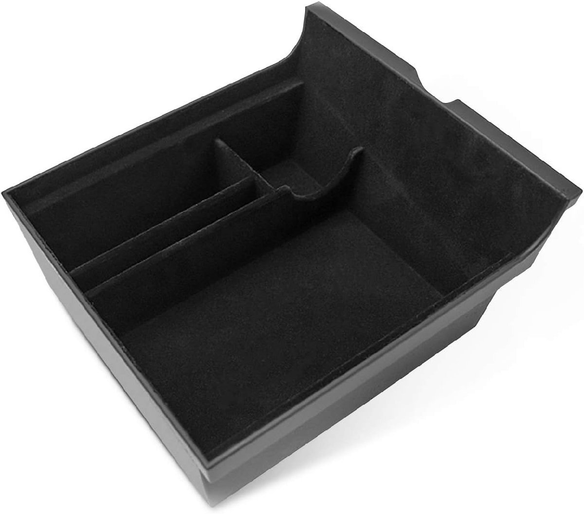 2021 新型 テスラ Model3 専用 コンソールトレイ モデル3 フロッキング 車種専用設計 右ハンドル パーツ (2021 Model 3)拍卖