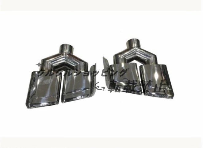 メルセデス ベンツ Eクラス W212 2色選択可能 4本出し マフラーカッター AMGスタイル E63ルック 2個セット拍卖