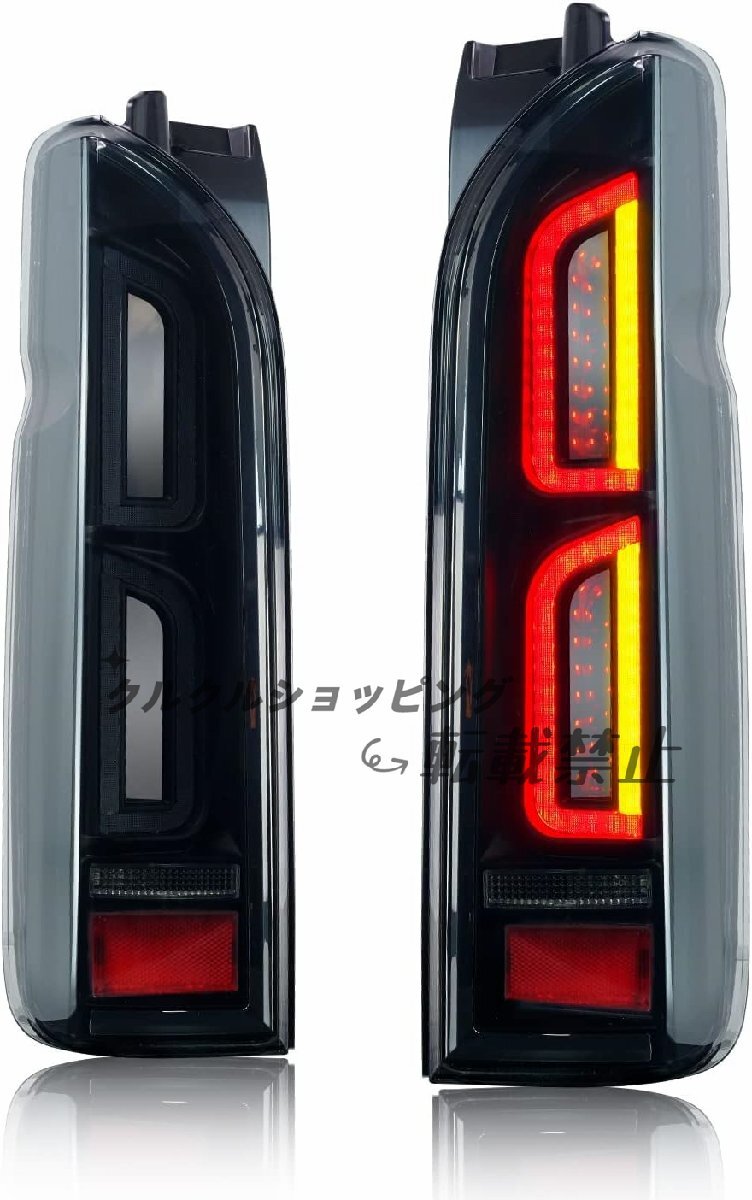 トヨタ ハイエース レジアスエース 200系 テールランプ 1~6型 テールライトリアライトFor Tail Lights Lamps for Toyota HiAceVan2005-現行拍卖