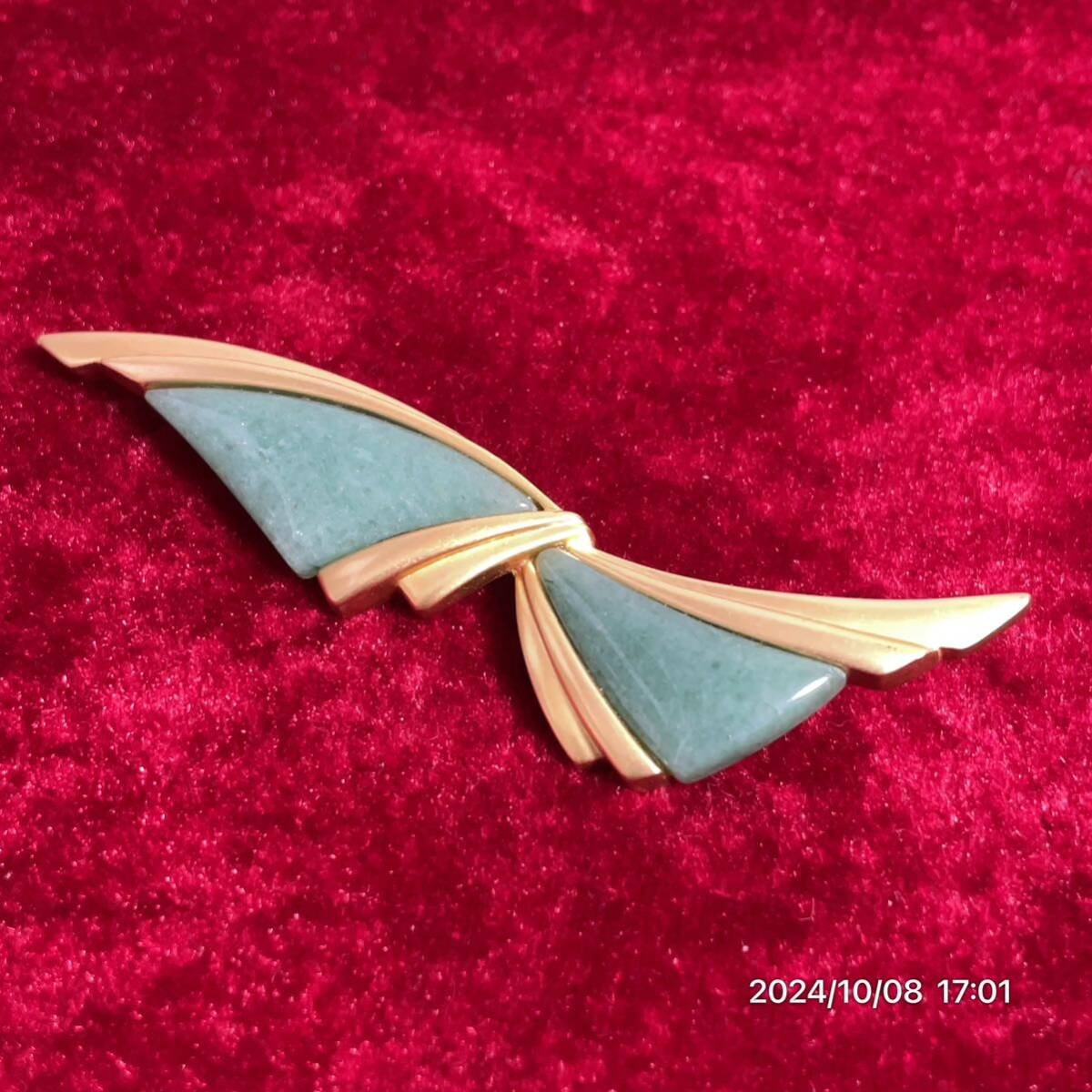 VENDOME ヴァンドーム ゴールボディ 天然石 ブローチ アクセサリー 装飾品拍卖