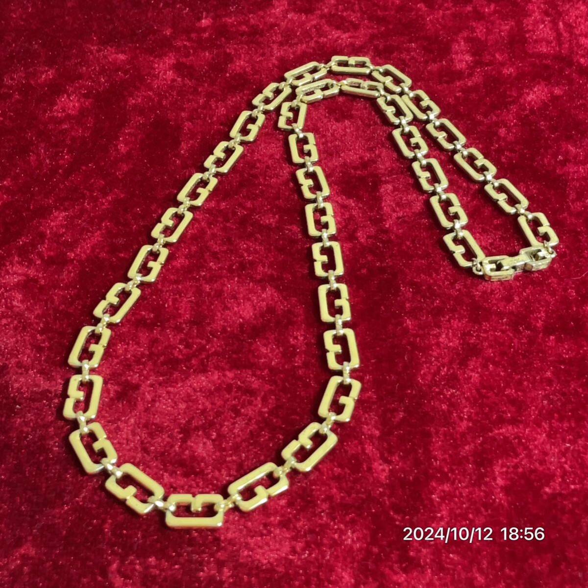 GIVENCHY ジバンシー ジバンシィ Gロゴチェーン ゴールドカラー ネックレス アクセサリー 拍卖