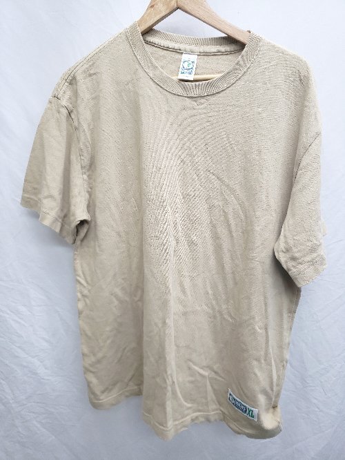 ◇ ⊂ DISCUSATHLETIC ディスカスアスレティック 半袖 Tシャツ サイズXL ベージュ レディース P拍卖