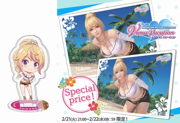 デッドオアアライブ DEAD OR ALIVE Xtreme Venus Vacation ヴィーナス アクリルスタンド アクリルボード ゆきの拍卖