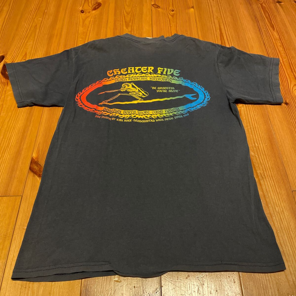 チーターファイブ CHEATER FIVE アメリカ製 ヴィンテージTシャツ ハワイ購入 古着拍卖