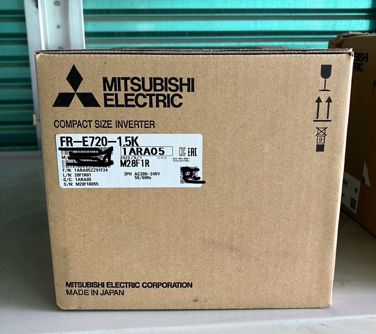 未使用品三菱電機 インバータ FR-E720-1.5拍卖