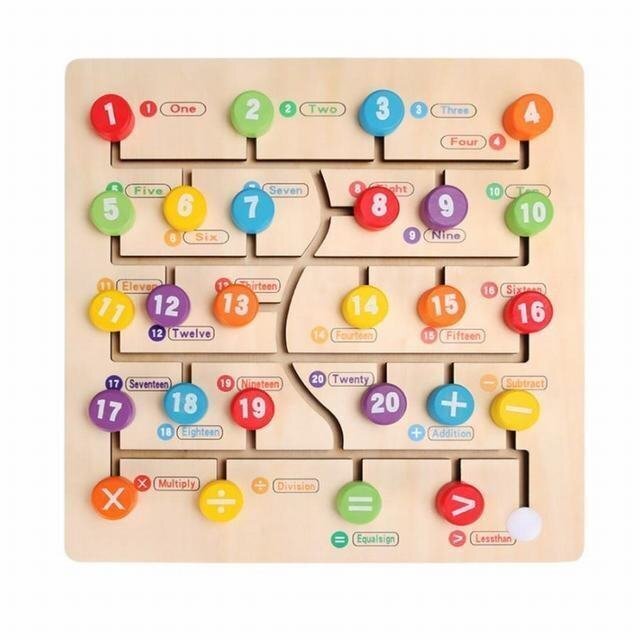 LRM4203★おもちゃ 木製 パズル 知育玩具 子供 教育おもちゃ ベビー 赤ちゃん 幼児 子ども 誕生日 クリスマス プレゼント A型(数字学習)拍卖