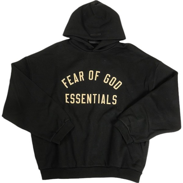 Fear of God フィアーオブゴッド ESSENTIALS Fleece Hoodie BLACK パーカー 黒 Size 【S】 【新古品・未使用品】 20806579拍卖