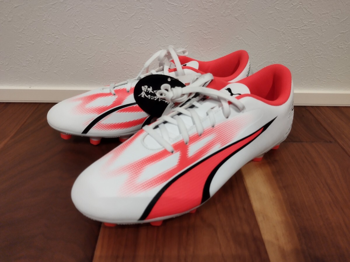 【新品特価!】プーマ(PUMA) サッカースパイク ウルトラ プレイ HGAG 107526-01/28センチ拍卖
