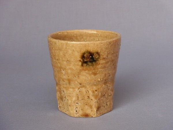 瀬戸焼! 棚橋淳 ☆黄瀬戸フリーカップ☆ 湯飲 茶器 汲出 煎茶 木箱 新品 ギフト YT拍卖