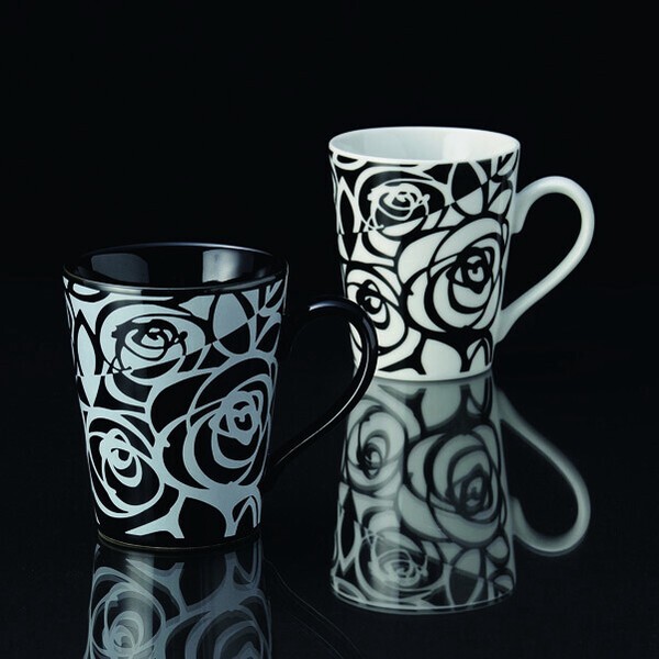 茶器! ☆ライレローズ・ペアマグカップ☆ 新品 コーヒーカップ 珈琲 紅茶 ミルク ラテ エスプレッソ カプチーノ ギフト AH 拍卖