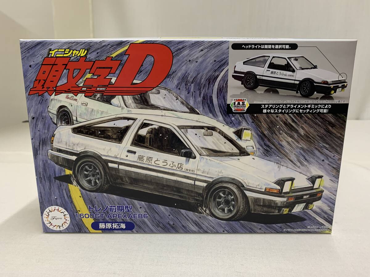1:24 イニシャル 頭文字D トレノ前期型 1600GT APEXAE86 IDS-0001 Fujimi 183879拍卖