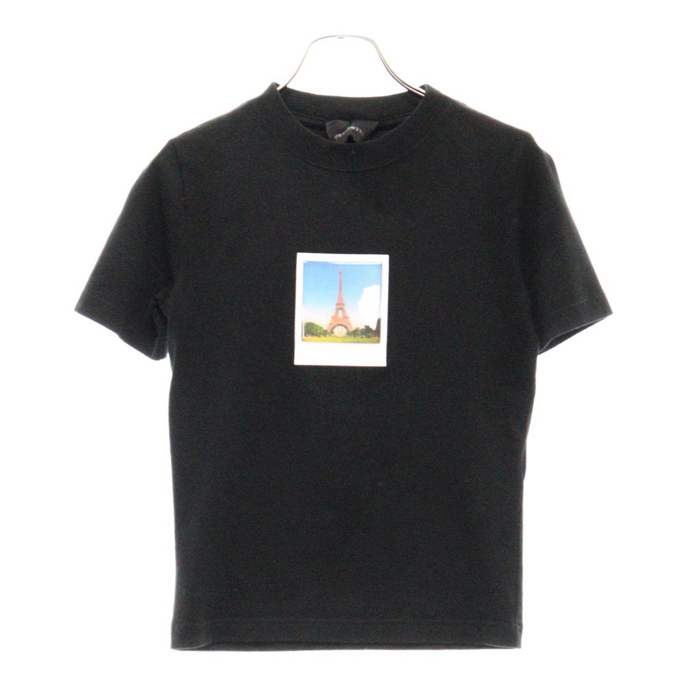 BALENCIAGA バレンシアガ 23SS ポラロイド パリスタワー半袖Tシャツ レディース ブラック 745019 TOVC7拍卖