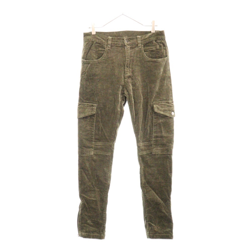 TWILLMKT ARMY GREEN ZIP&STRAP 3D CARGO TWILL PANTS アーミー グリーン ジップアンドストラップ スリーディー ツイル カーゴパンツ拍卖