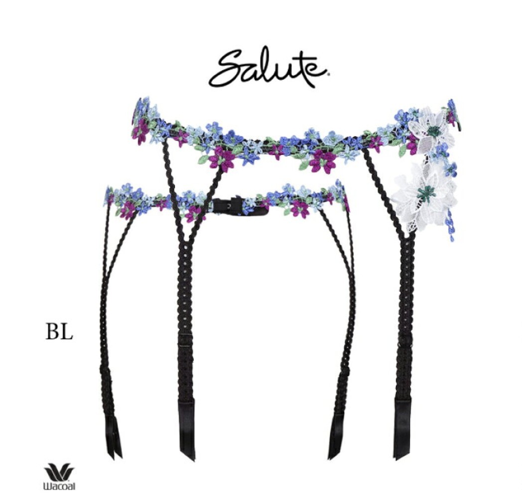 新品・タグ付き☆ワコール☆サルート☆81G,ちはやふる☆BL☆ガーターベルトM拍卖