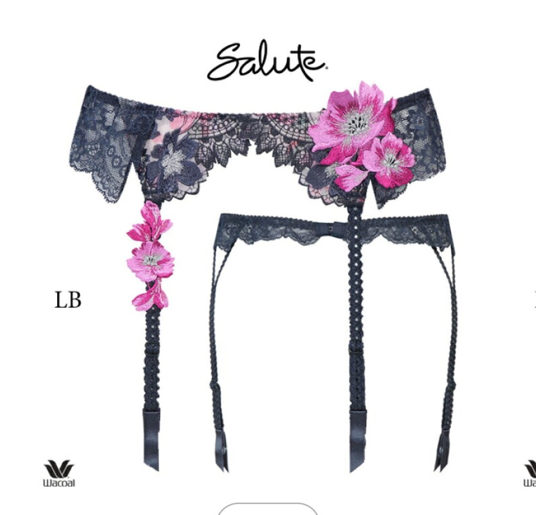 新品・タグ付き☆ワコール☆サルート☆01G,青春コメディ☆LB☆ガーターベルトM拍卖