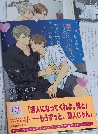 IC+SS+帯付「どうやら運命の恋人とすでに付き合っていたようです」切江真琴/佐倉ハイジ拍卖