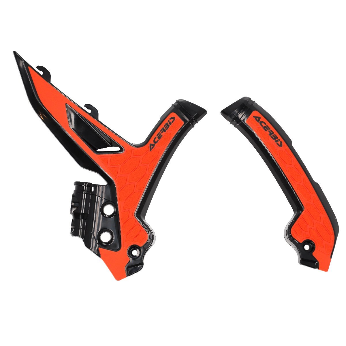 【定形外¥660】ACERBIS X-GRIP フレームプロテクター ブラックオレンジ / SX(23), SX-F(23), XC/XC TPI(23), XC-F(23) 用拍卖