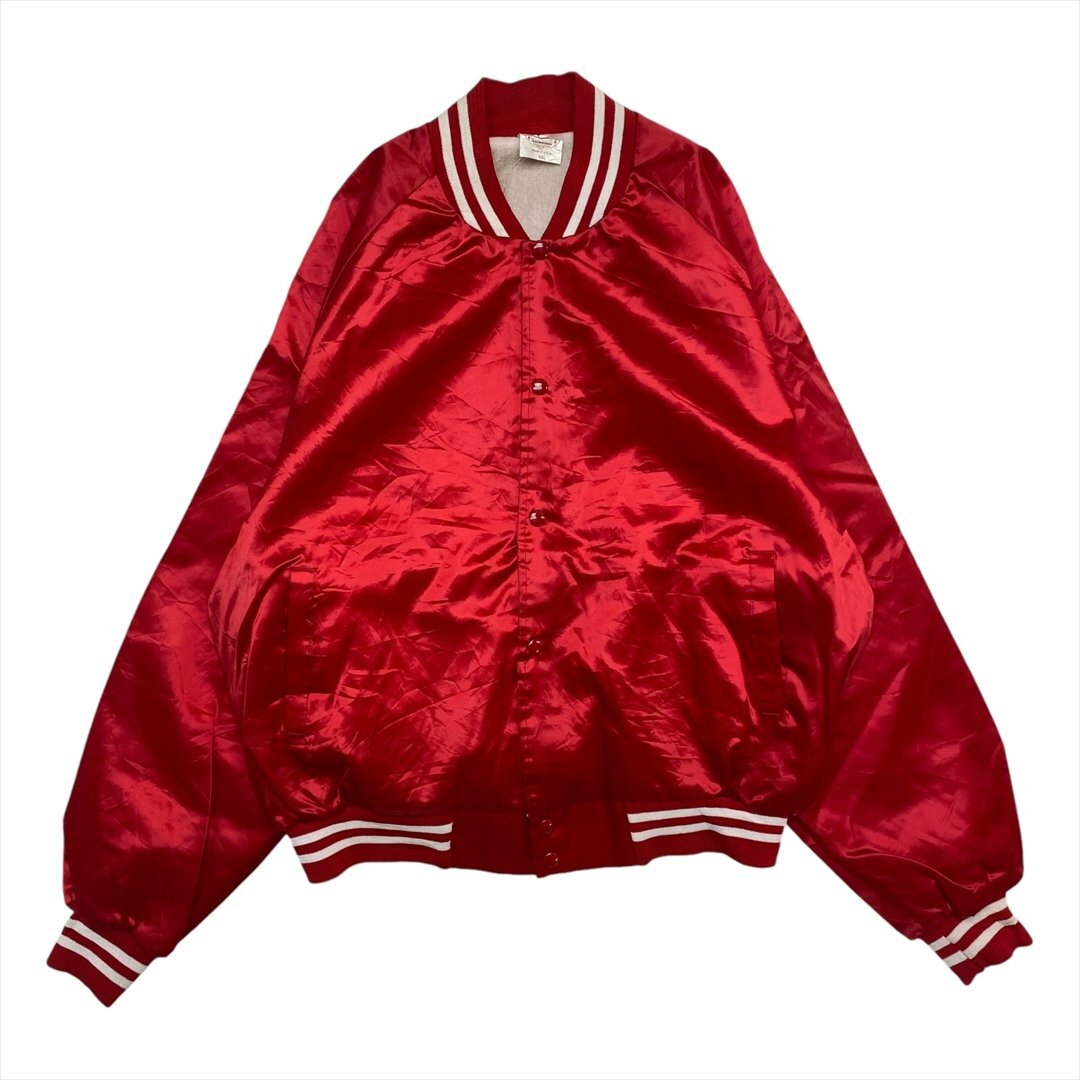 ジャケット レッド 古着 メンズ XXL スタジャン REDMAN インディアン USA製 クリーニング済み拍卖