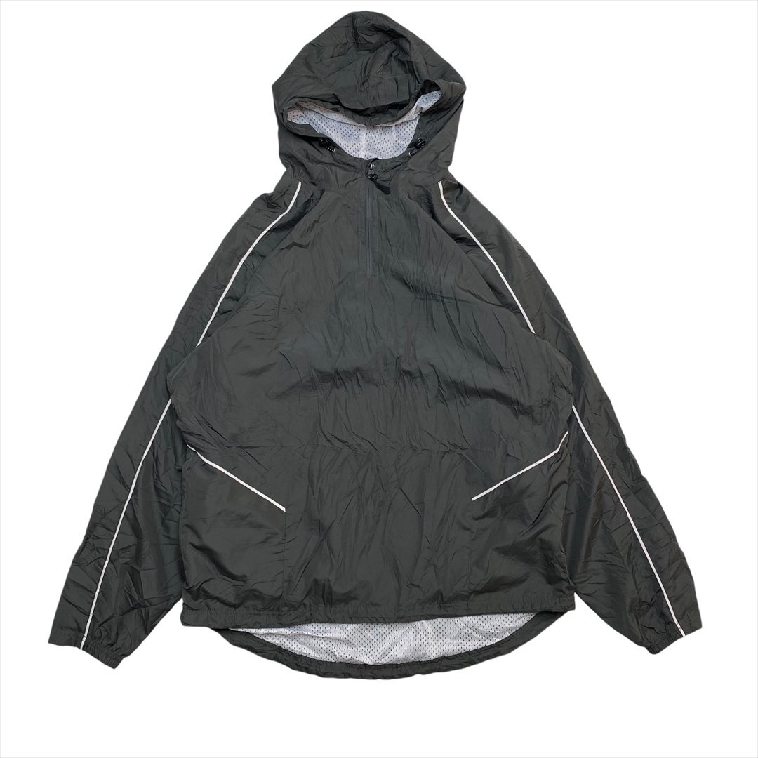 Holloway ホロウェイ パーカー ブラック 古着 メンズ L アノラックパーカー チームロゴ クリーニング済み拍卖