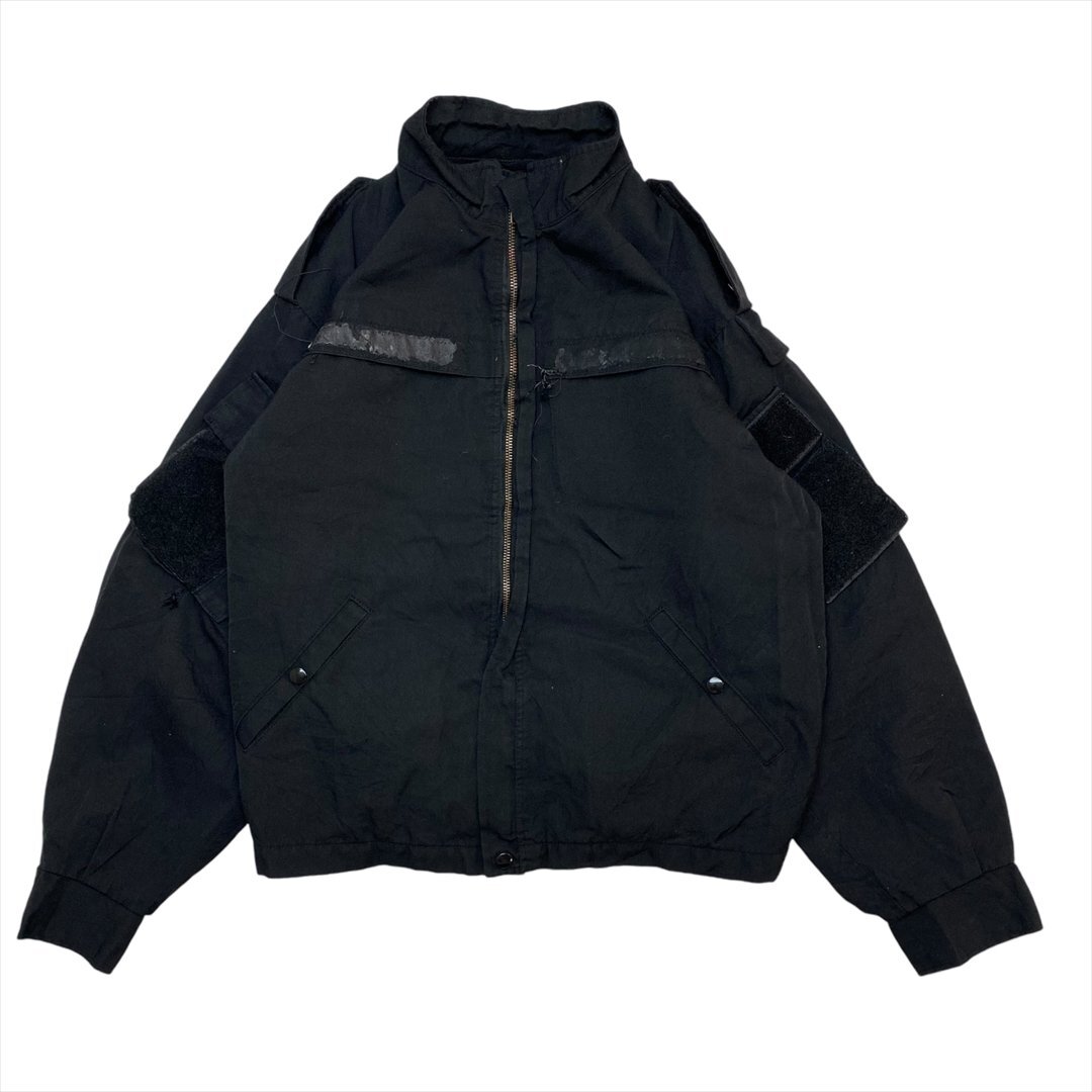 LOGISTIKIN アウター ブラック 古着 メンズ FREE カジュアル ポケットボタン付き カナダ製 クリーニング済み拍卖