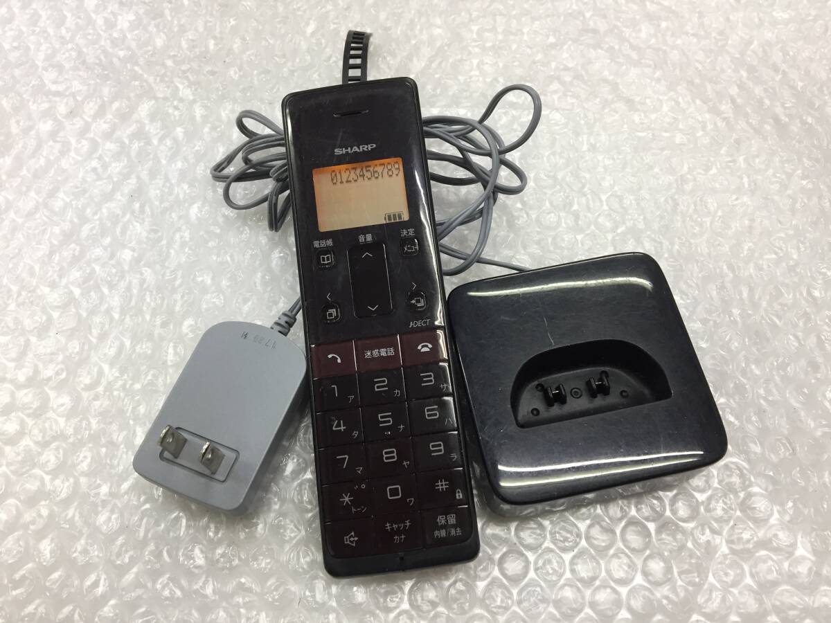 SHARP 充電器付子機 JD-KS06 中古品A-3724拍卖