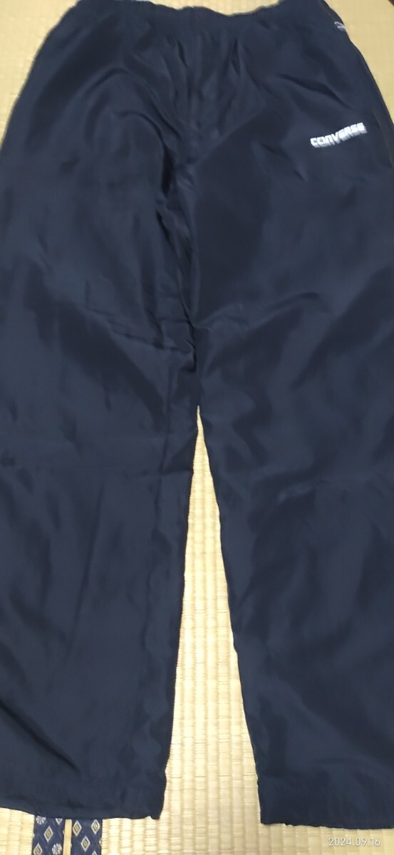 【新品】コンバース 裏起毛ウインドパンツ LL 紺拍卖