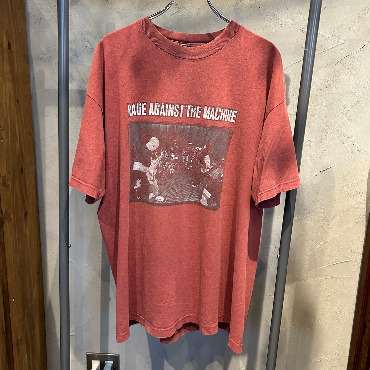 RAGE AGAINST THE MACHINE TEE / 90S レイジアゲインストザマシーン USA製 バンドTシャツ フォト XL 古着拍卖