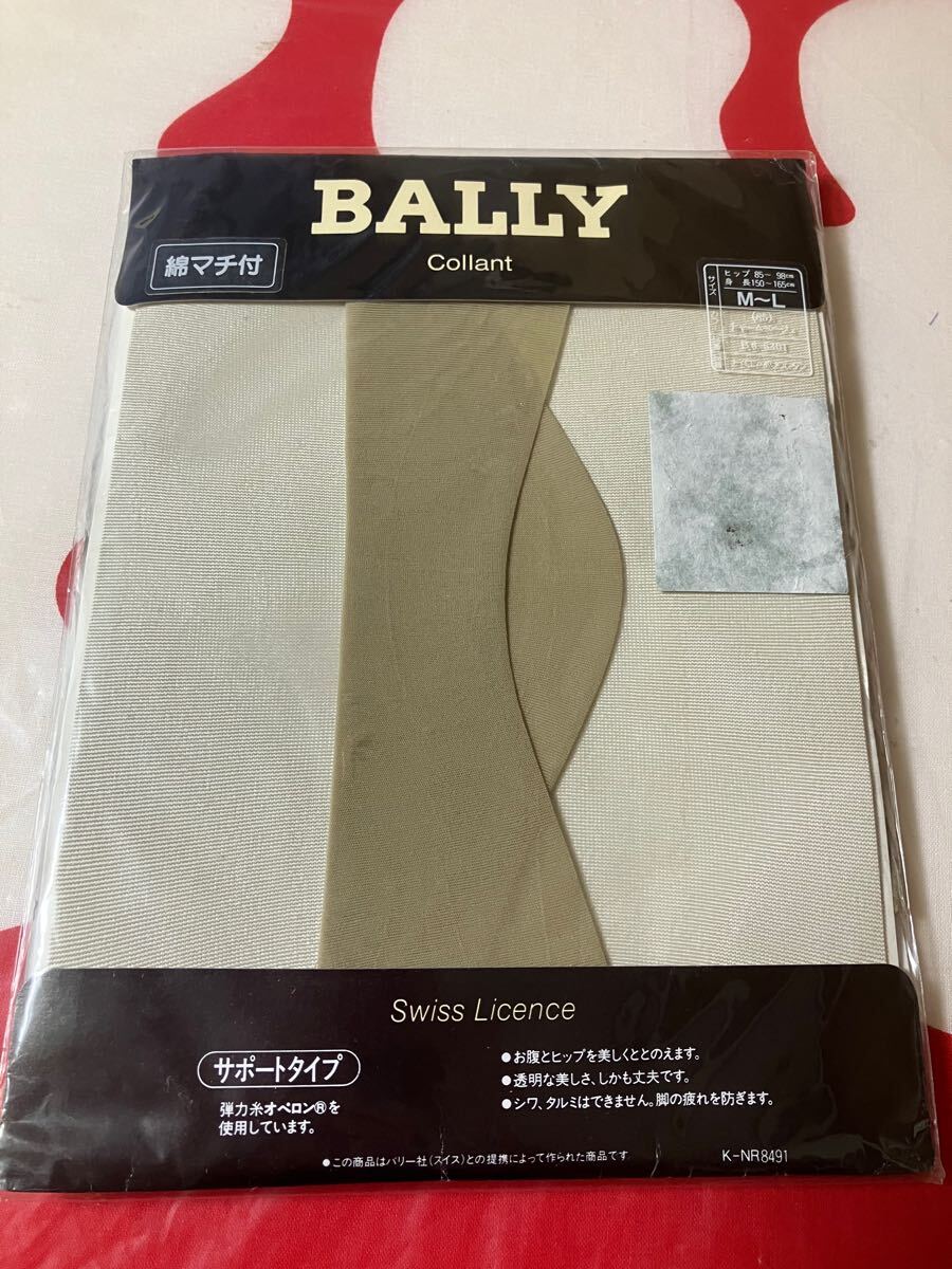 bally サポートタイプ 綿マチ付 M-L チャームベージュ パンティストッキング パンスト panty stocking 透明な美しさ 丈夫 バリー オペロン拍卖