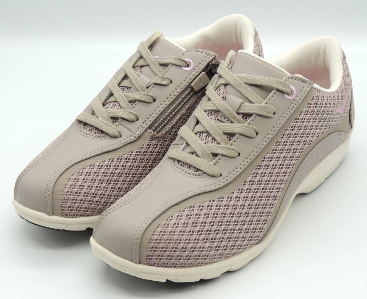 MIZUNO ミズノ ウォーキングシューズ スニーカー レディ-ス LS802 B1GF1932 モカ 23.5cm 拍卖