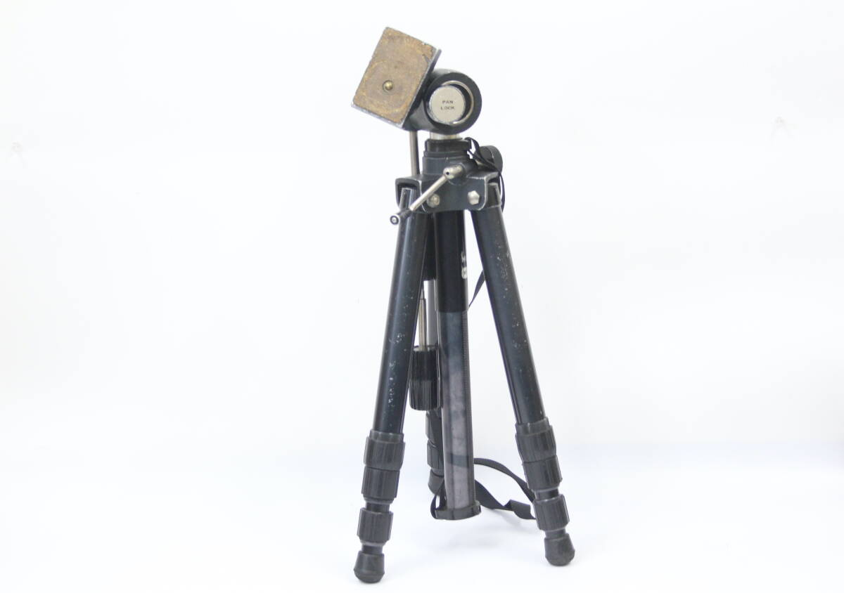 【返品保証】 HUSKY COLUMN LOCK PAN LOCK 雲台付き 三脚 v7746拍卖