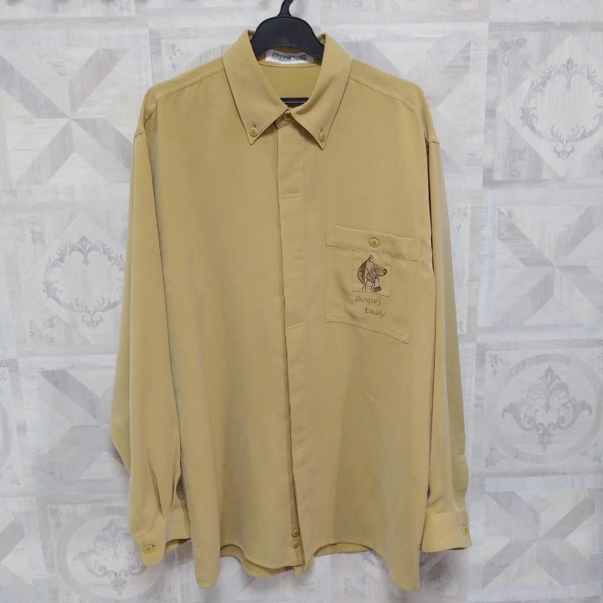 GREEN CLUBS メンズ 長袖シャツ 3サイズ Mサイズ相当 中古品の美品拍卖