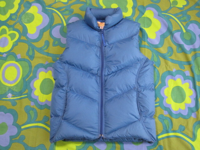 USA製 KELTY ケルティ ダウンベスト 水色 メンズM 使用少ないキレイ キャンプ アウトドア 防寒拍卖