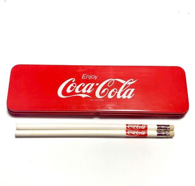 【送料込】コカコーラ 缶ペンケース 鉛筆セット 昭和レトロ拍卖