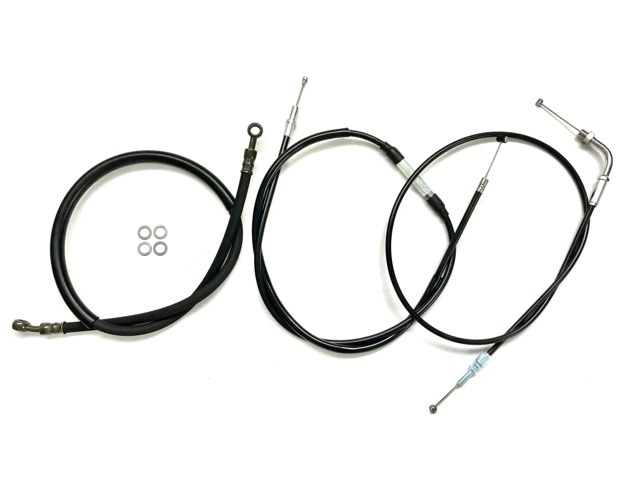 Z250FT A3 アップハンワイヤーセット Akit 純正長 ノーマル長拍卖