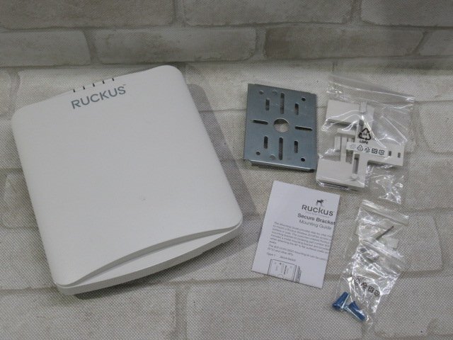 Ω 新N 0235♪ 保証有 RUCKUS【 R650 】ラッカス 屋内アクセスポイント PoE対応 壁掛/取説付 通電確認済・祝10000!取引突破!!拍卖