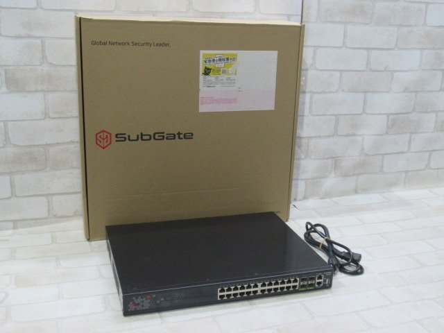 Ω 新DCE 0891◆ 保証有 SubGate【 SG2428G 】HanDreamnet ハンドリームネット セキュリティスイッチ 20年製 初期化/動作OK拍卖