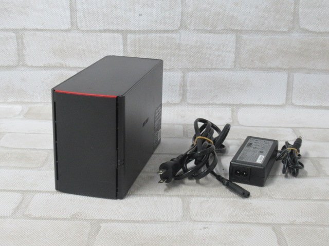 10306 Ω 新G 0189◆ 保証有 BUFFALO LINKStation【 LS220D0402G 】 4TB(2TB×2) 初期化済 ACアダプタ付拍卖