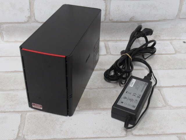 10756 Ω 新O 0253♪ 保証有 BUFFALO【 LS520D0202G 】バッファロー LINKStation LS520DGシリーズ 1TB×2 AC付 動作/初期化済拍卖