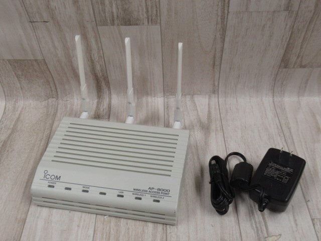 【中古】【AC付】 AP-8000 iCOM/アイコム PoE対応 ワイヤレスアクセスポイント 【ビジネスホン 業務用 電話機 本体】拍卖