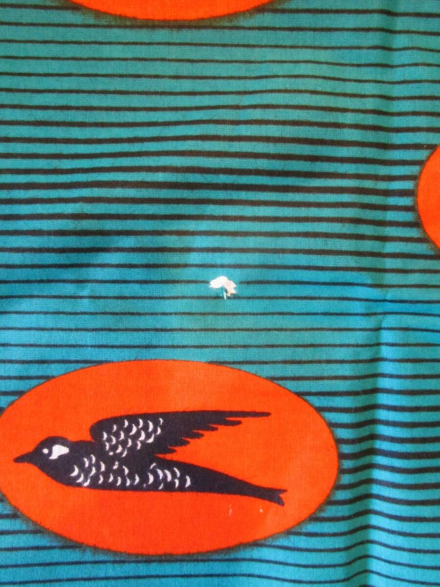 ②①X訳あり*色抜け*1ヤード*アフリカンプリント*パーニュ*キテンゲ*アフリカンバティック拍卖