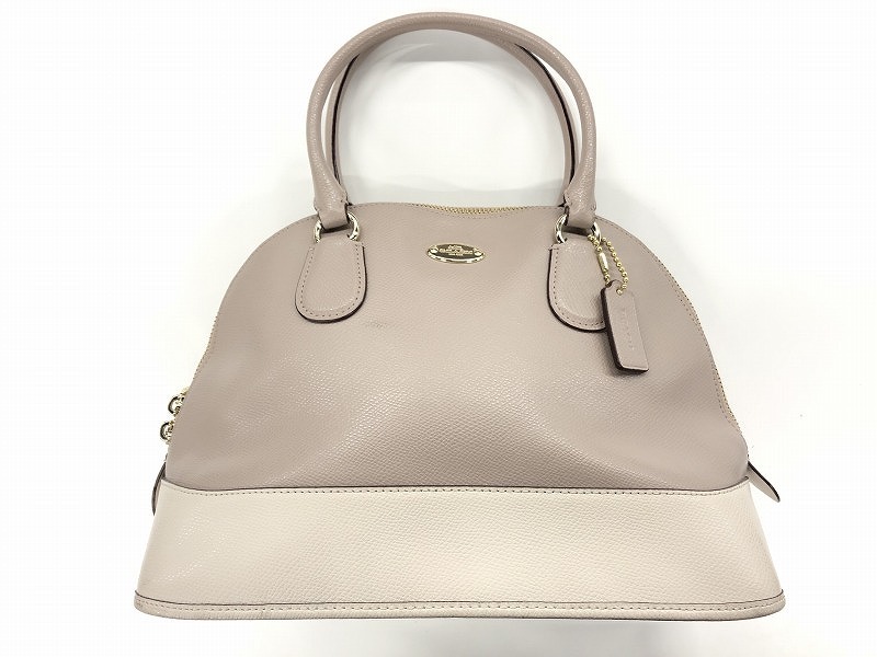 コーチ COACH ロゴ2wayバッグ ハンドバッグ ショルダーバッグ ピンク F34491拍卖