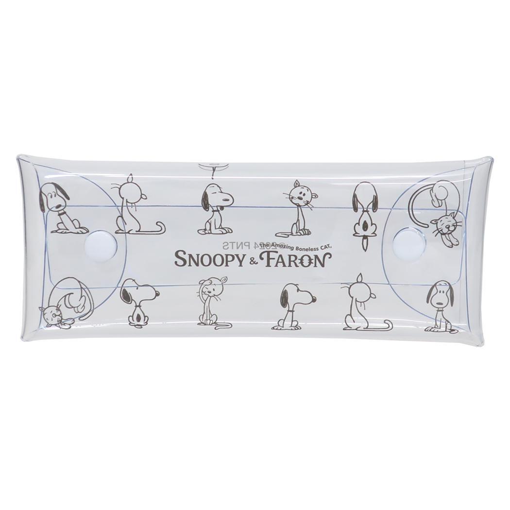 スヌーピー クリアポーチ クリアマルチケース スリム スヌーピー&ファーロン ピーナッツ マリモクラフト 小物入れ キャラクター拍卖
