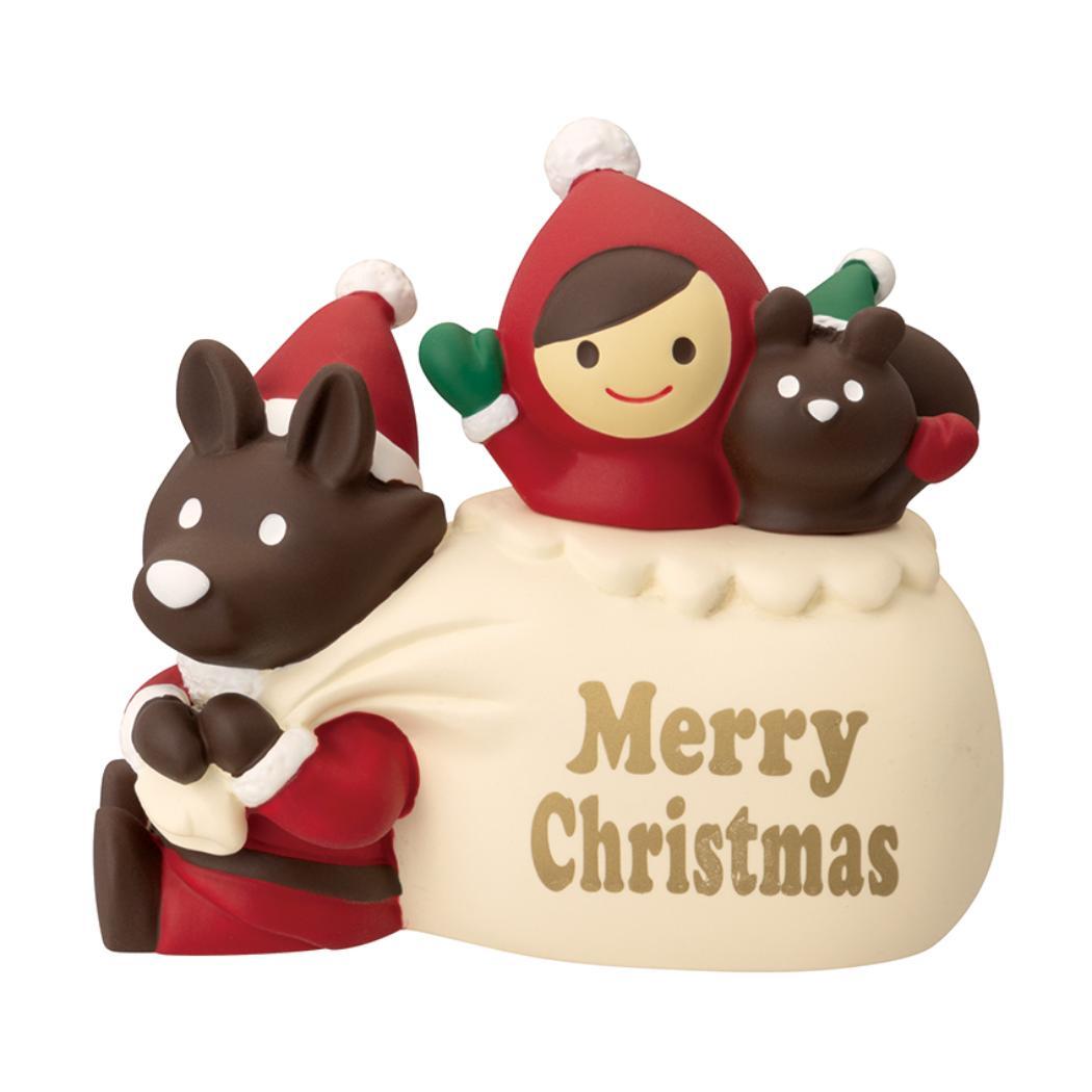 Otogicco Christmas マスコット オオカミサンタの大袋 デコレ オトギッコ インテリア クリスマス グッズ拍卖