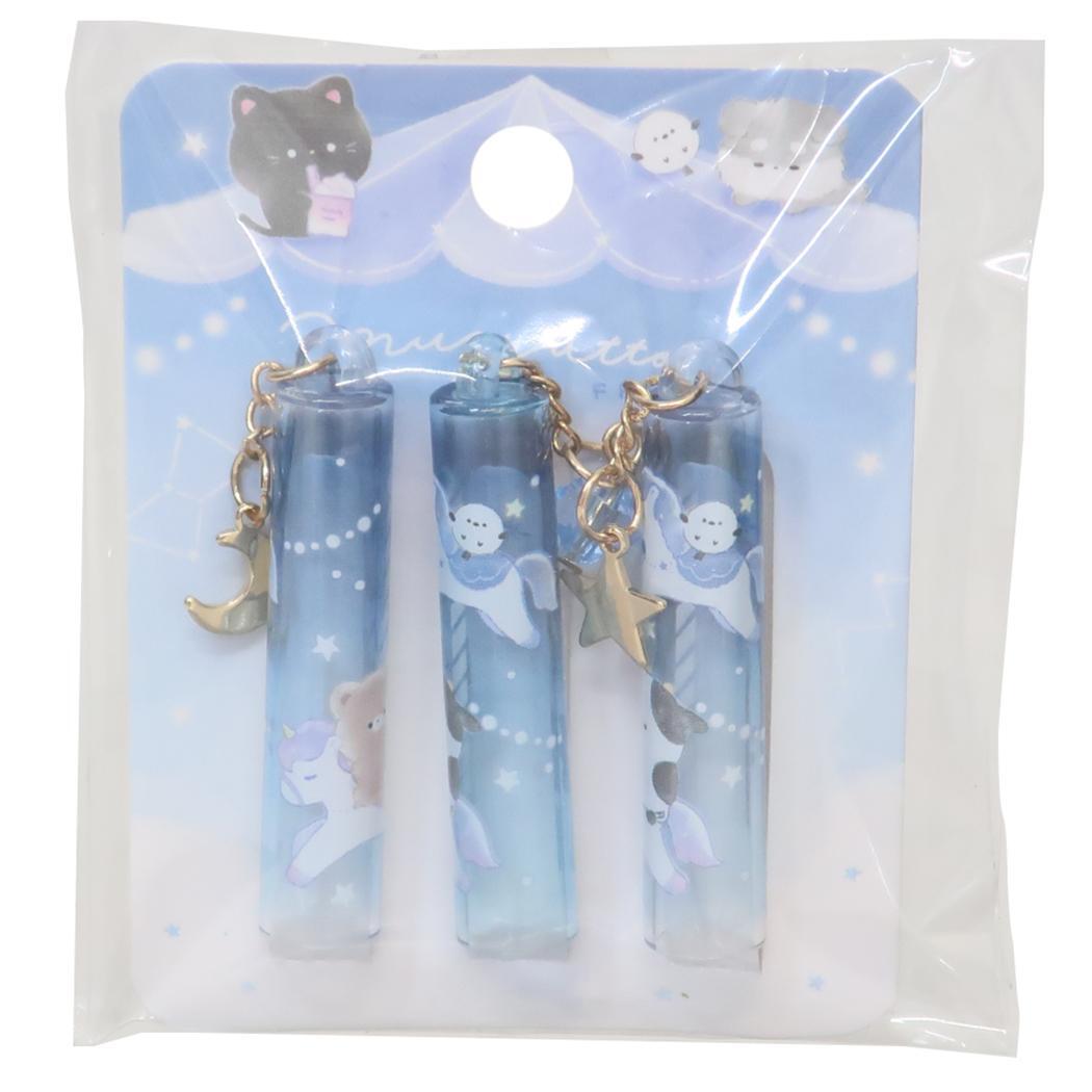 むぎゅっと 鉛筆キャップ チャーム付き鉛筆キャップ 3本セット メリーゴーランド クーリア 新学期準備文具 かわいい グッズ拍卖