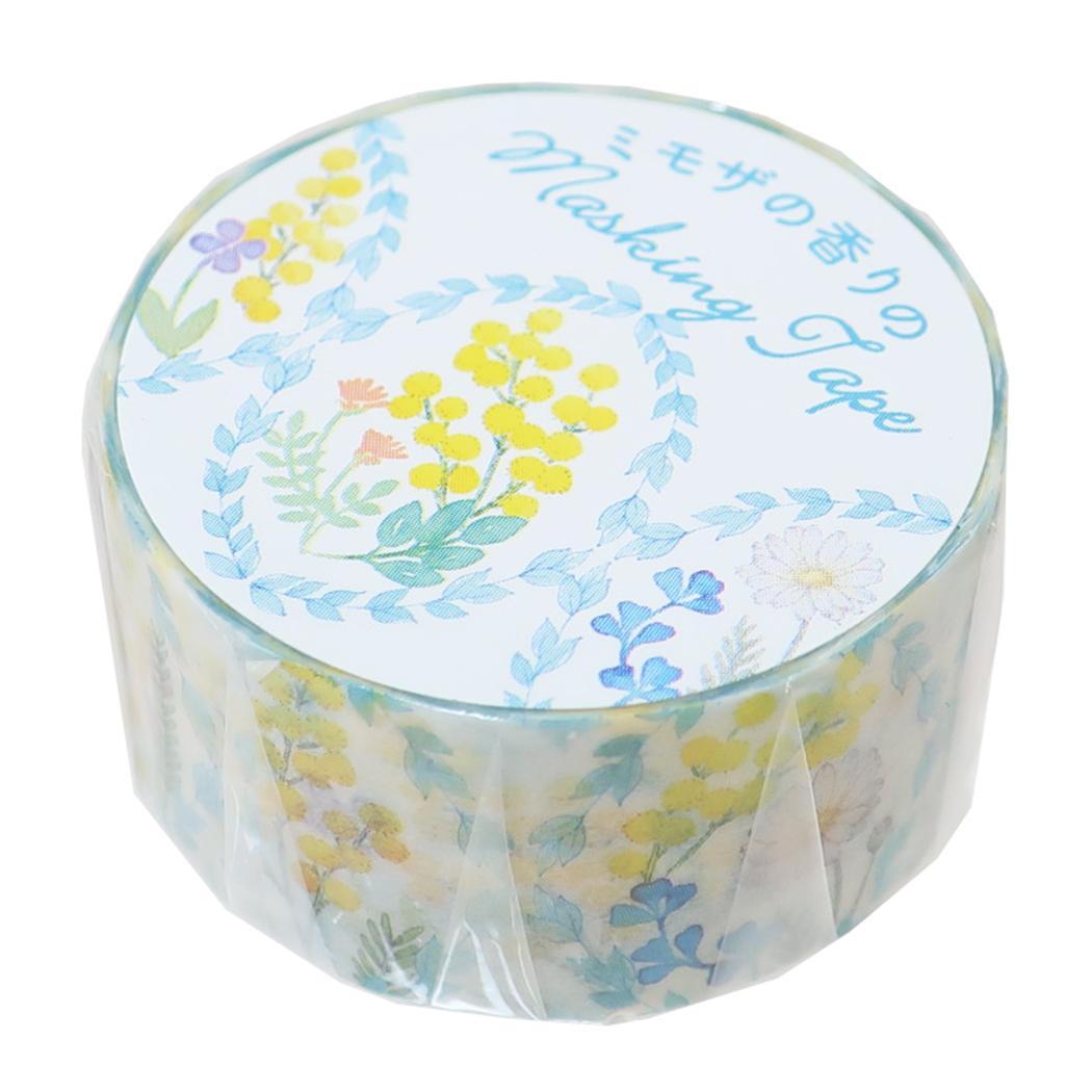 マスキングテープ ミモザの香りのステーショナリー ミモザの香りのmasking tape 20mmマステ ガーデン拍卖